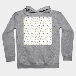 Happy office stationary Hoodie